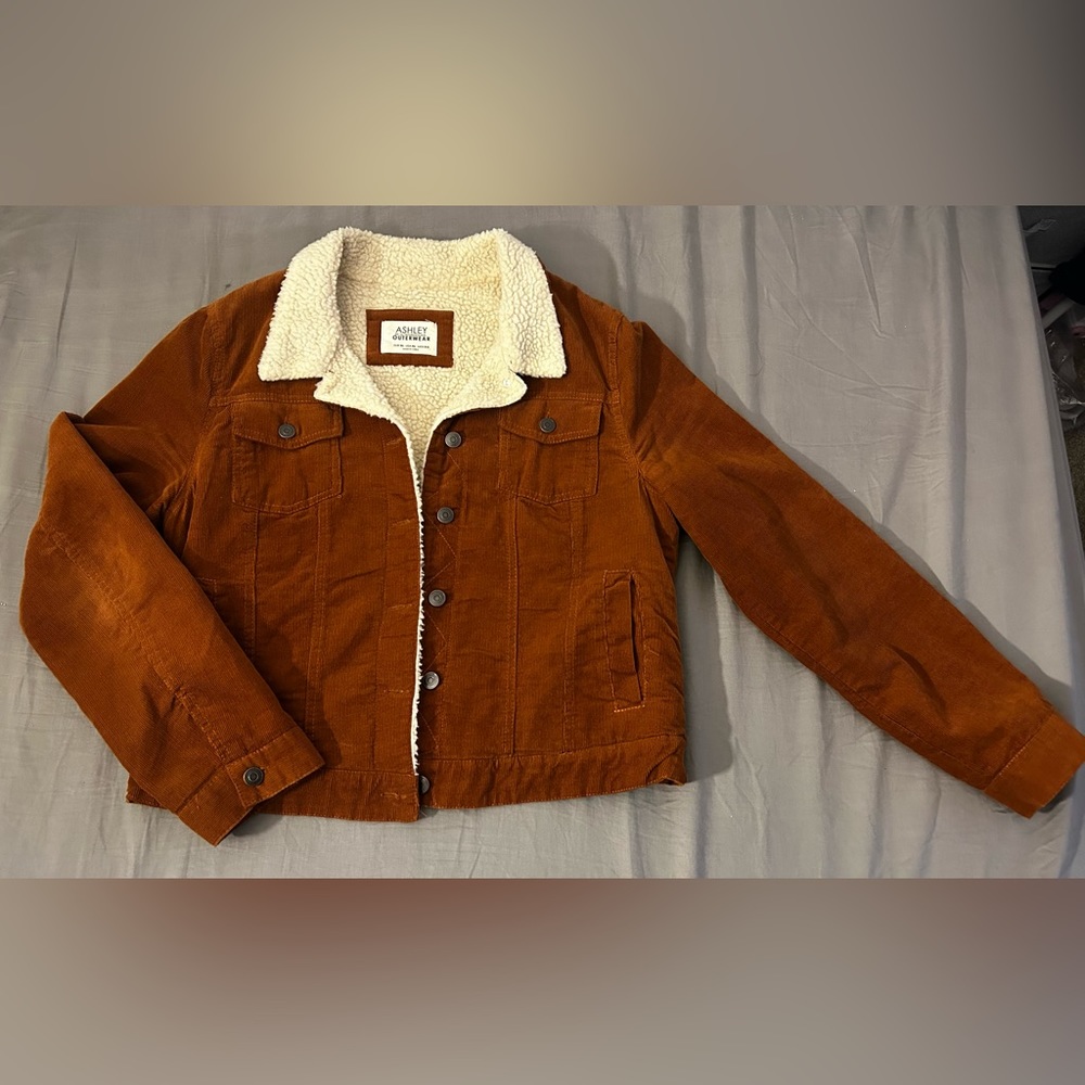 fuzzy cotton lined jacket